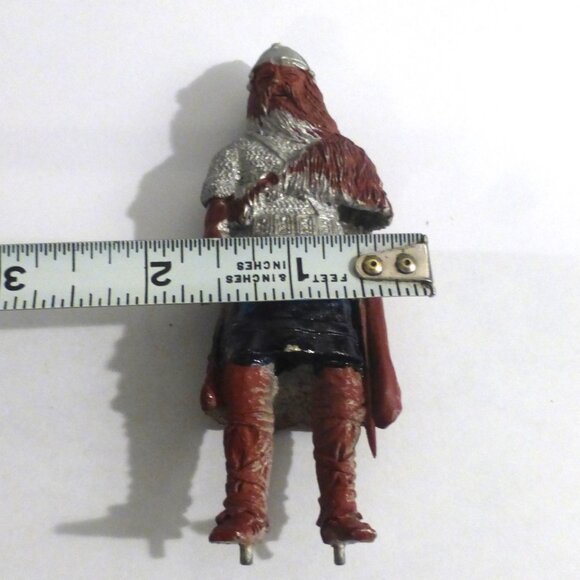 HEAVY 4" LEAD FIGURE Lead Figurine Dungeon & Dragons Knight Warrior Wizard - Picture 13 of 13